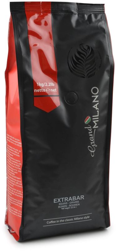 Káva Miko Grandmilano EXTRABAR 100% arabica zrnková káva 1kg