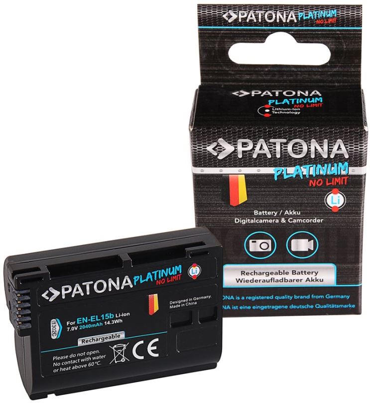 Baterie pro fotoaparát PATONA pro Nikon EN-EL15B 2040mAh Li-Ion Platinum