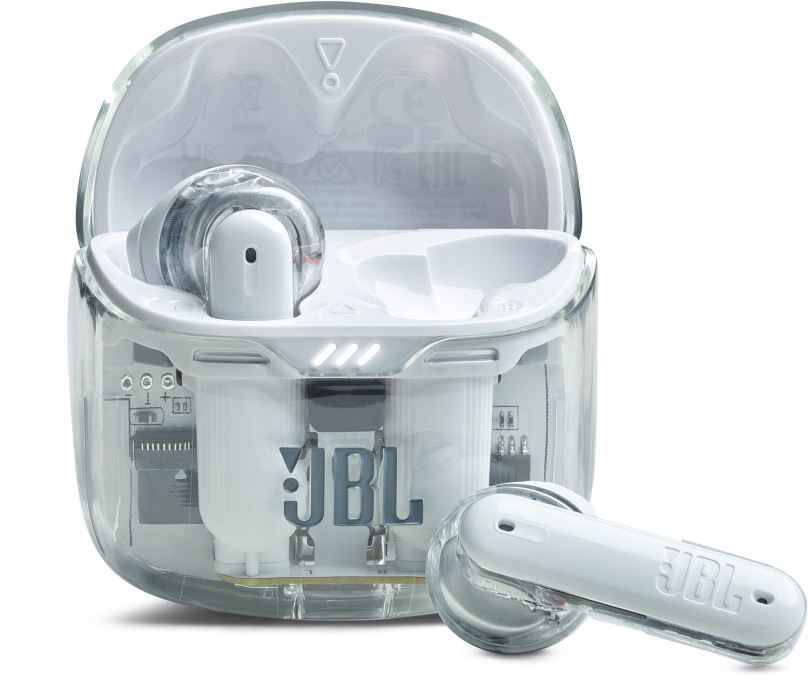 Bezdrátová sluchátka JBL Tune Flex Ghost White