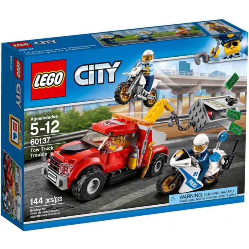 Stavebnice LEGO City 60137 Trable odtahového vozu