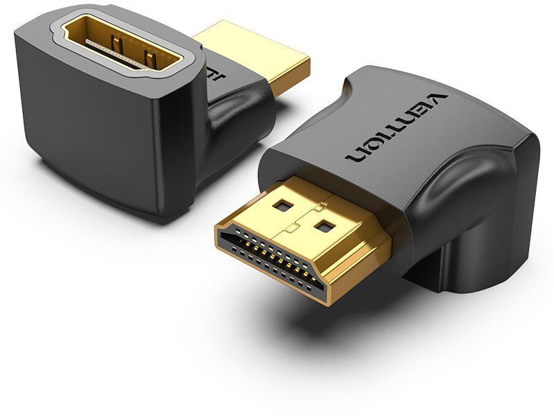 Redukce Vention HDMI 270 Degree Male to Female Adapter Black