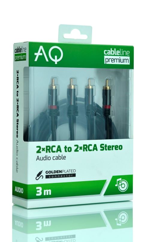 PX43030 audio kabel - 2 x RCA - 2 x RCA - 3 m