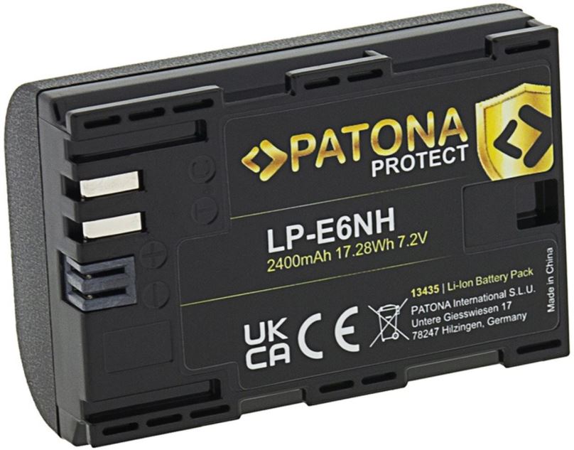 Baterie pro fotoaparát PATONA pro Canon LP-E6NH 2600mAh Li-Ion Protect EOS R5/R6