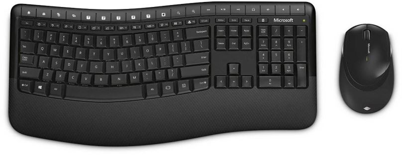 Set klávesnice a myši Microsoft Wireless Comfort Desktop 5050 - US INTL