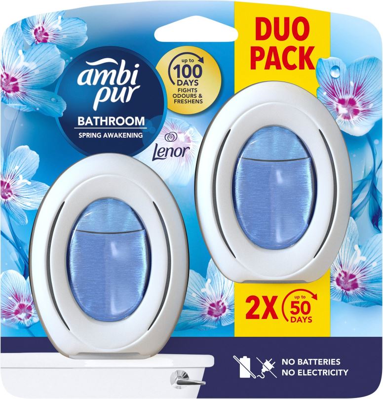 Osvěžovač vzduchu AMBI PUR Bathroom Spring Awakening 2x 7,5 ml