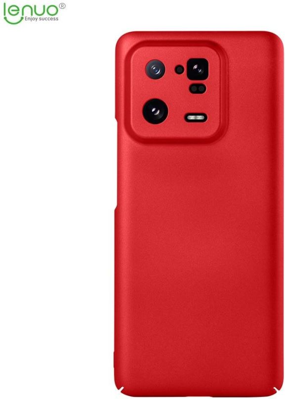 Kryt na mobil Lenuo Leshield obal pro Xiaomi 13 Pro, červená