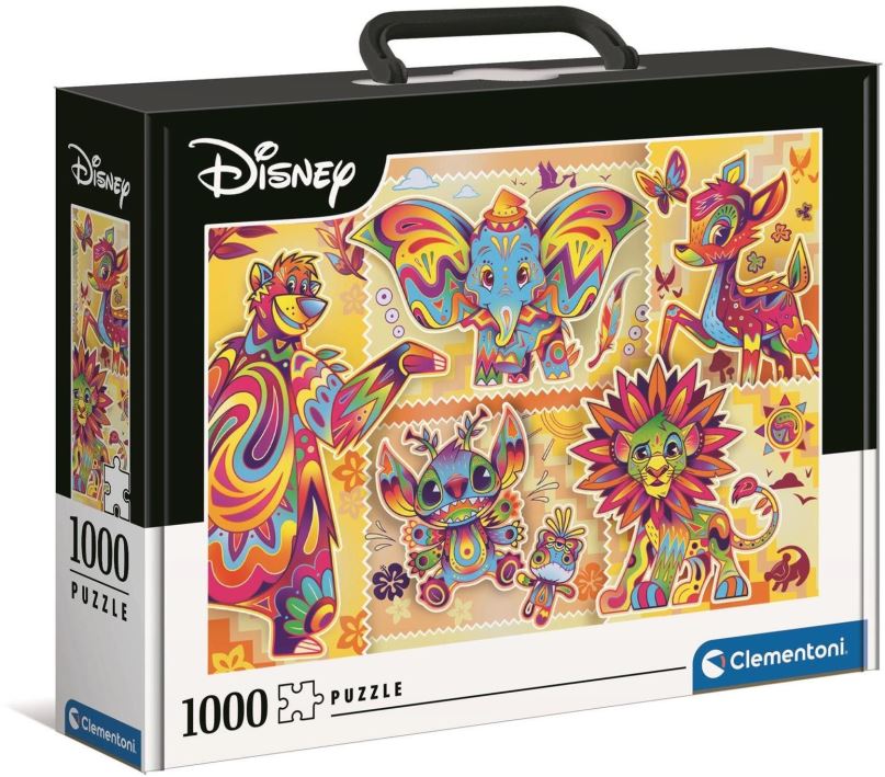 Puzzle Puzzle 1000 dílků v kufříku - Disney