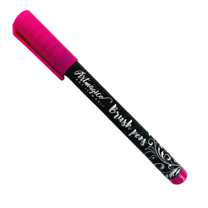 Artmagico Brush pens fixy akrylové Brush peny barvy: Pink
