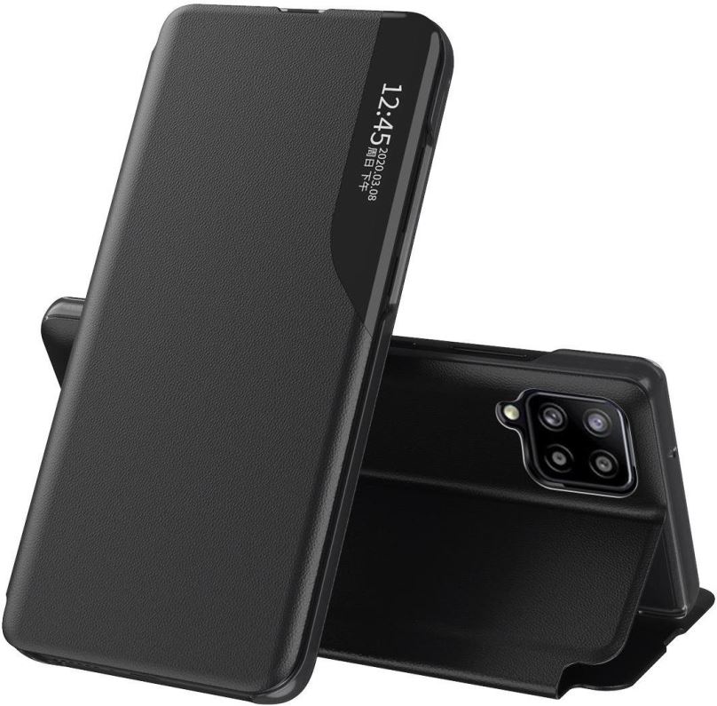 Pouzdro na mobil Eco Leather View knížkové pouzdro na Samsung Galaxy M53 5G, černé