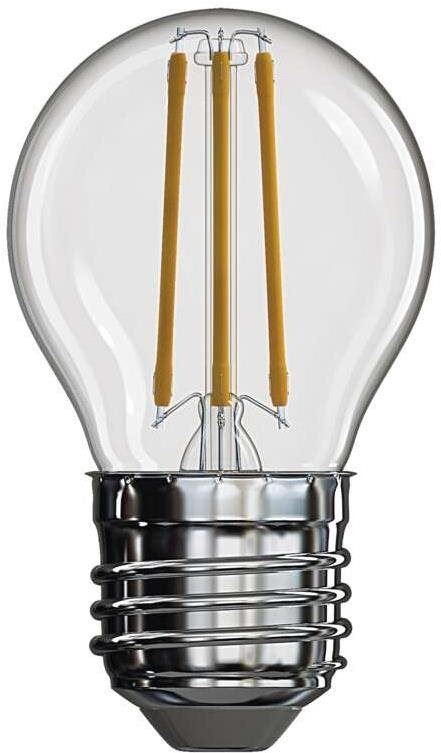 LED žárovka EMOS LED žárovka Filament Mini Globe 3,4W E27 teplá bílá