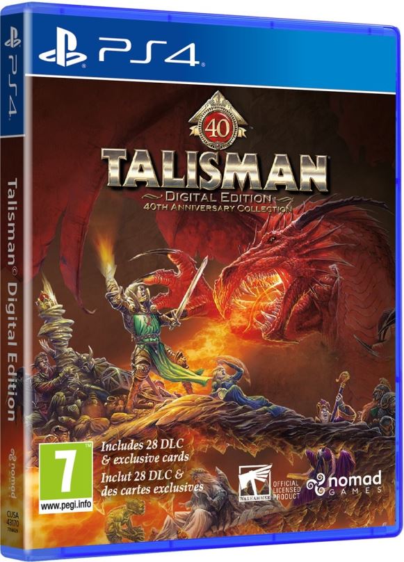 Hra na konzoli Talisman: Digital Edition – 40th Anniversary Collection - PS4