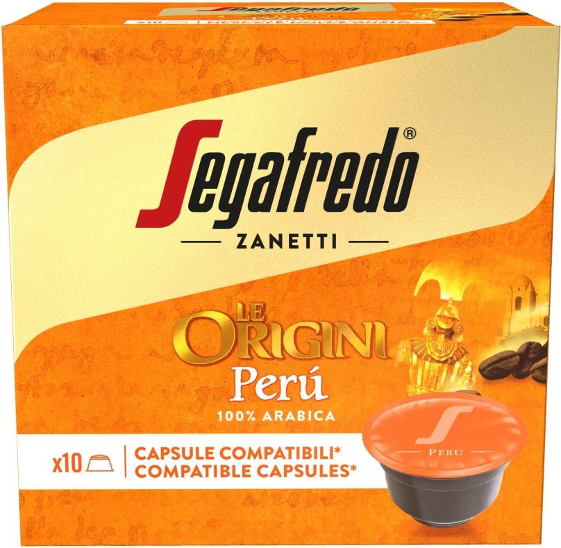 Kávové kapsle Segafredo Le Origini Peru kapsle DG 10 porcí
