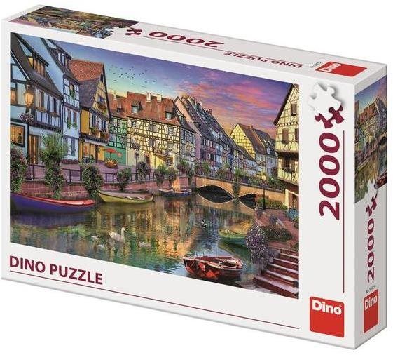 Puzzle Dino romantický podvečer 2000 puzzle