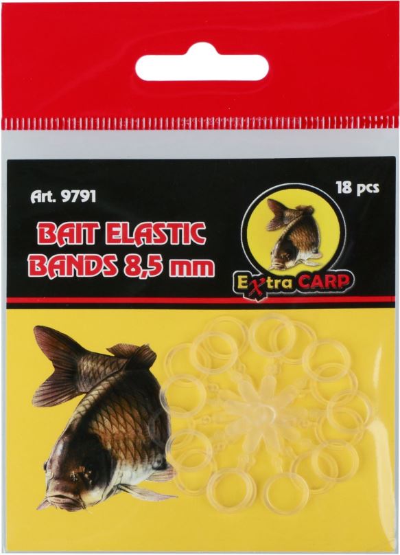 Extra Carp Silikonový kroužek Bait Elastic Bands 8,5mm 18ks