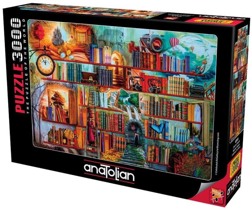 Puzzle Anatolian Puzzle Tajemná knihovna 3000 dílků