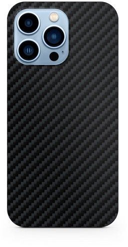 Kryt na mobil Epico Carbon kryt na iPhone 13 Pro s podporou uchycení MagSafe - černý