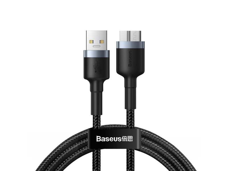 Baseus nabíjecí / datový kabel USB3.0 na Micro-B USB 2A 1M Cafule tmavě šedá