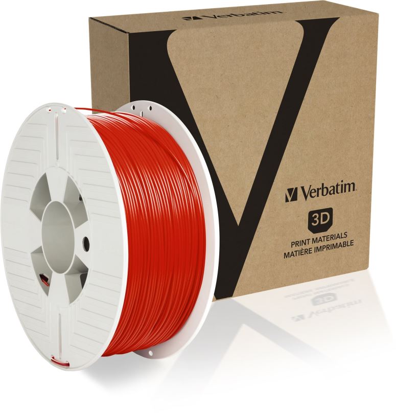 Filament Verbatim PET-G 1.75mm 1kg červená