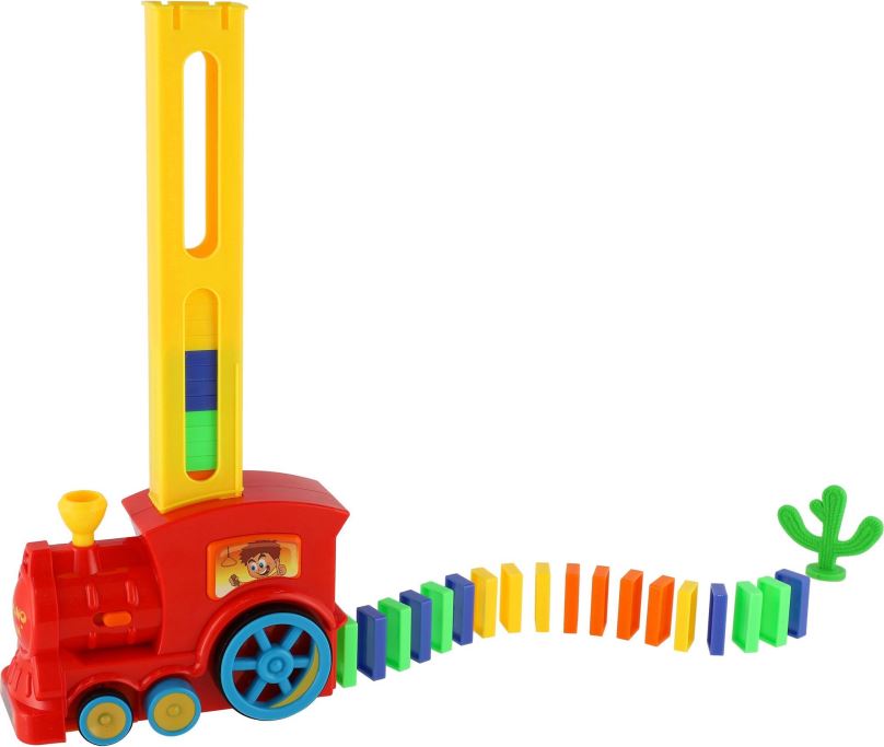 Vláček Teddies Vlak domino stavěcí