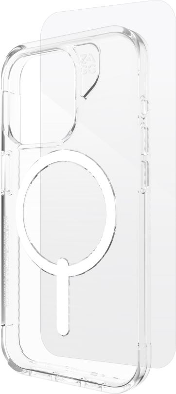 Kryt na mobil ZAGG Case Luxe Snap kryt a ochranné sklo pro Apple iPhone 15 Pro - transparentní