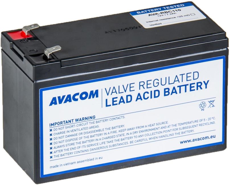 Baterie pro záložní zdroje Avacom náhrada za RBC110 - baterie pro UPS