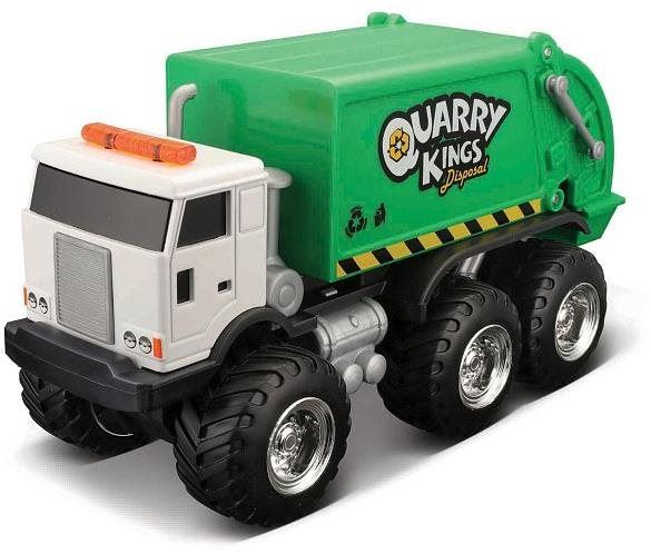 Auto Maisto Builder Zone Quarry monsters, užitkové vozy, popelářský vůz