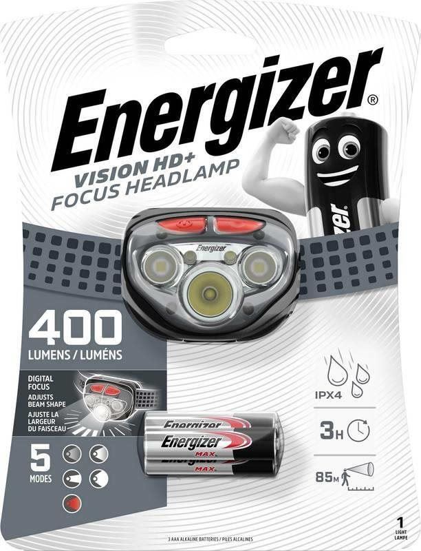 Čelovka Energizer Headlight Vision HD+ Focus 400 lm