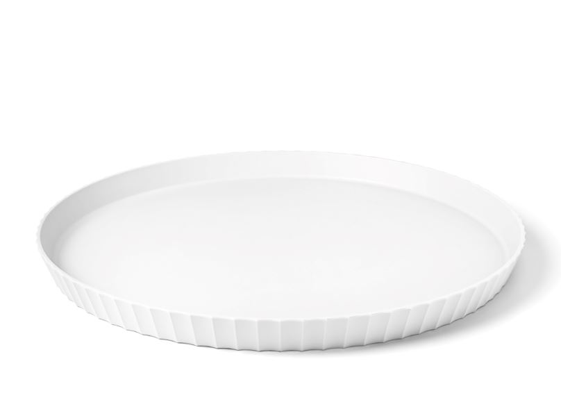 BLIM PLUS Servírovací tác kulatý Atena L VS5-000 Artic White, 40cm