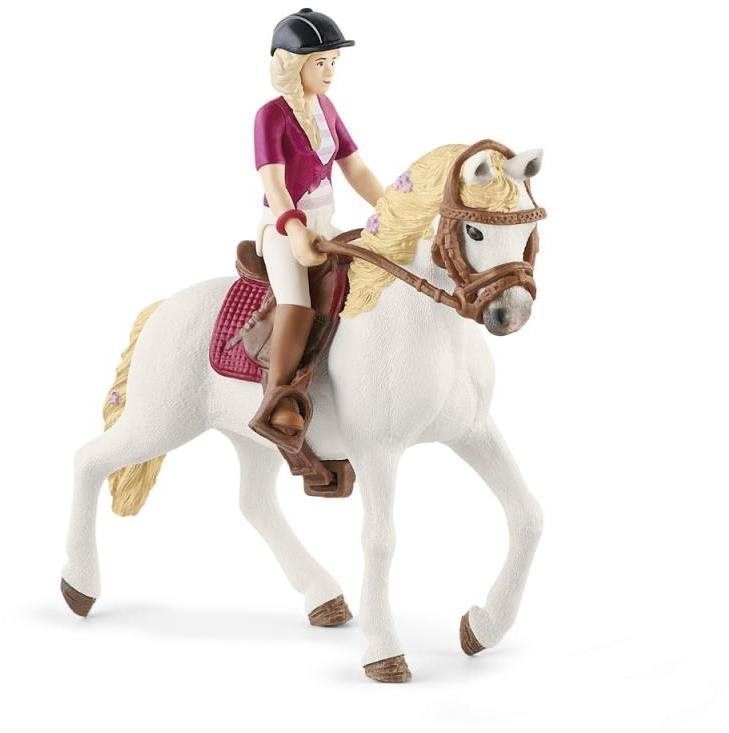 Figurky Schleich Blondýna Sofia s pohyblivými klouby na koni 42540