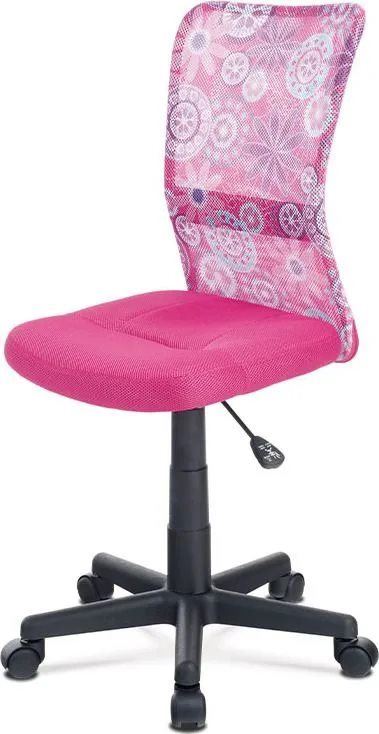 Dětská židle k psacímu stolu HOMEPRO Lacey růžová