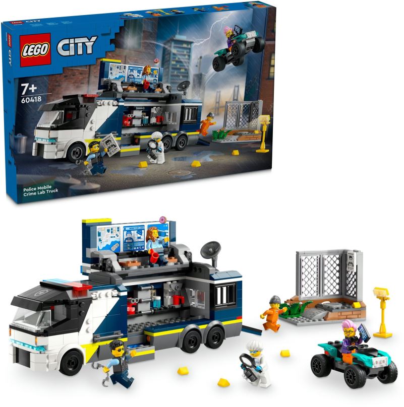 LEGO stavebnice LEGO® City 60418 Mobilní kriminalistická laboratoř policistů