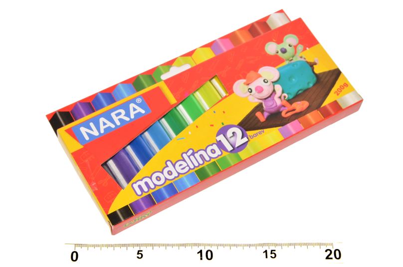 Modelína Nara 12 barev 200g