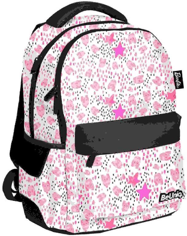 Školní batoh PASO Barbie White, Růžový