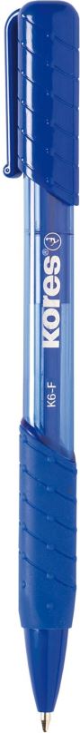 Kuličkové pero KORES K6 Pen, F - 0,7 mm, modré