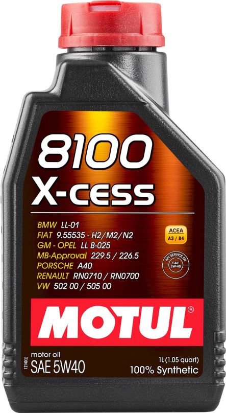 Motorový olej MOTUL 8100 X-CESS 5W40 1L