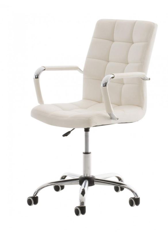 Kancelářská židle BHM GERMANY Deli, bílá