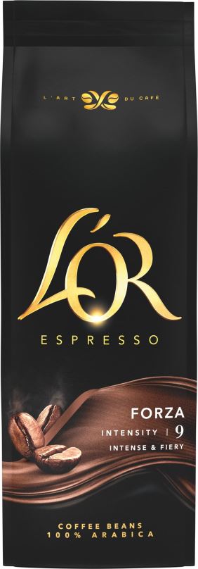 Káva L'OR Forza Espresso, zrnková káva, 500g
