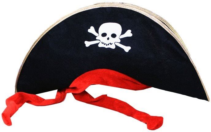 Doplněk ke kostýmu Klobouk kapitán pirát se stuhou dospělý