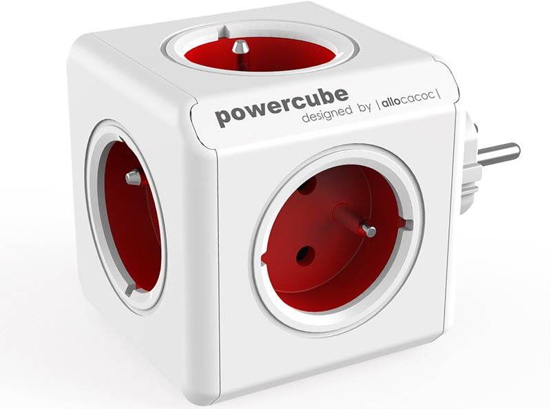 Zásuvka PowerCube Original červená