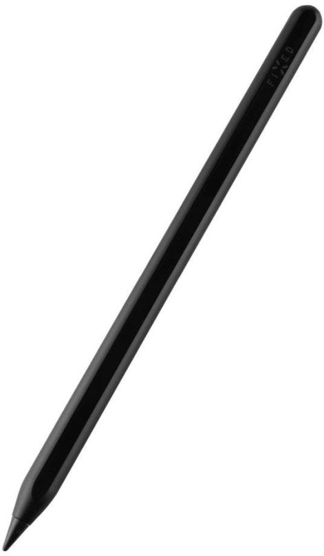 Dotykové pero (stylus) FIXED Graphite Pro pro iPady s bezdrátovým nabíjením a chytrým tlačítkem černý