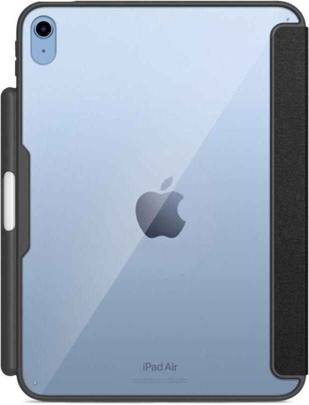 Pouzdro na tablet Epico Clear Flip pouzdro pro iPad 10,9" (2022) - černé transparentní