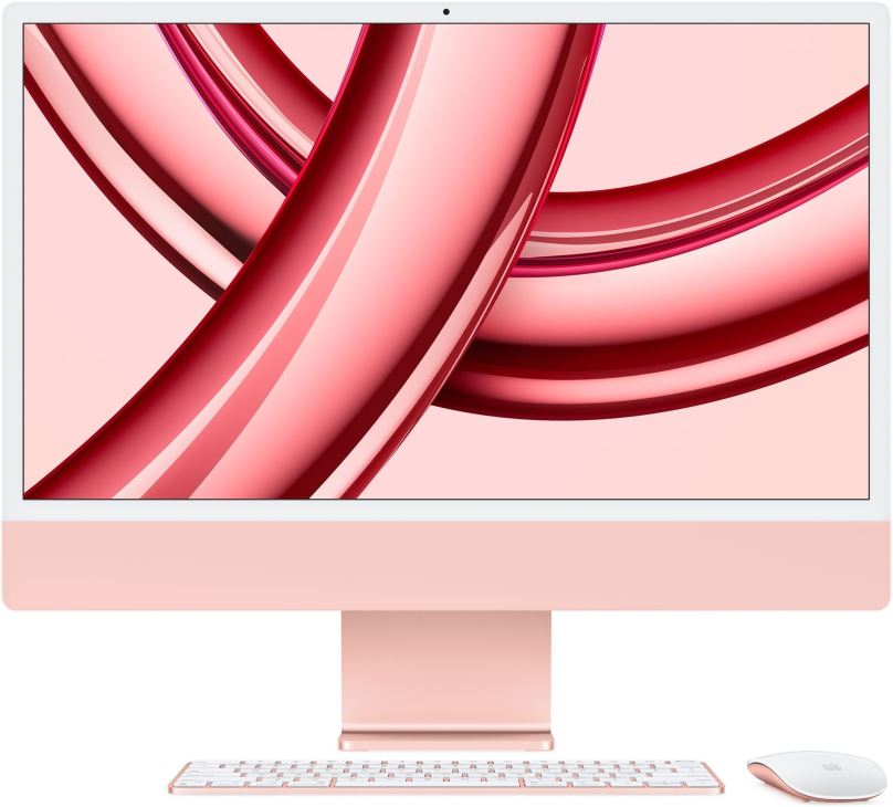 All In One PC APPLE iMac 24" M3 CZ Růžový