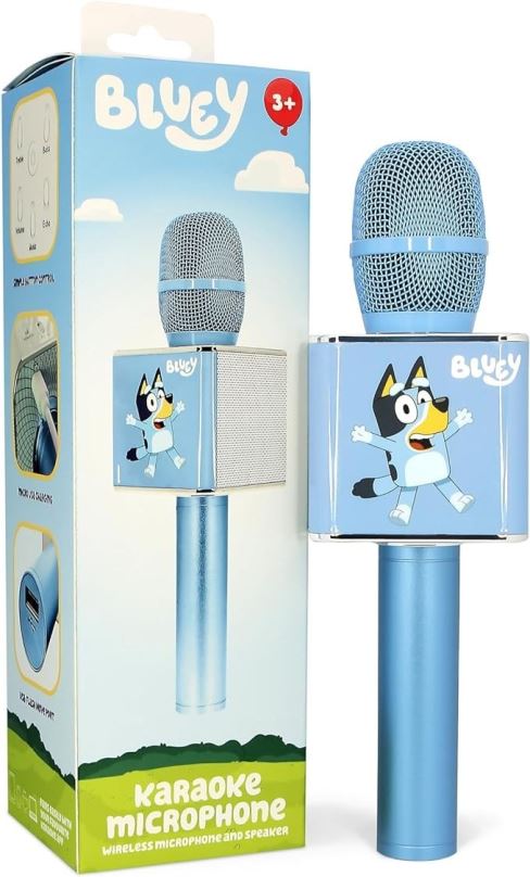 Dětský mikrofon OTL Bluey Karaoke Microphone with Bluetooth Speaker