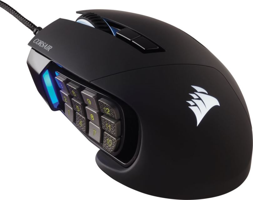 Herní myš Corsair Scimitar Elite RGB, Black