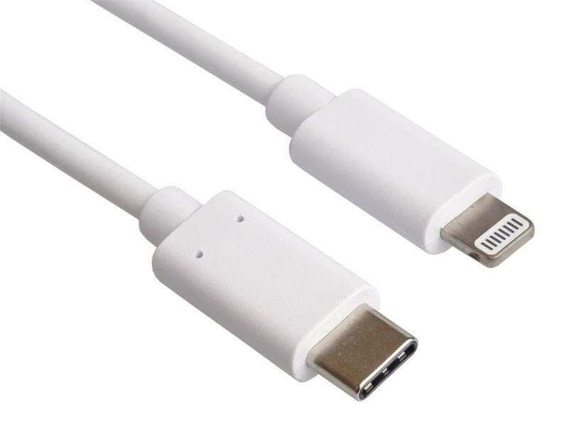 Datový kabel PremiumCord Lightning - USB-C™ USB nabíjecí a datový kabel MFi pro Apple iPhone/iPad, 1m