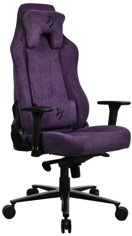 Herní židle AROZZI Vernazza Soft Fabric fialová