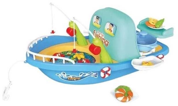 Dětská kuchyňka Bavytoy Rybářská loď s kuchyňkou 2v1