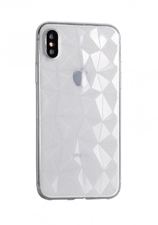 Kryt na mobil OEM Silikonový obal Prism Diamond pro SAMSUNG A530 GALAXY A5 (2018) / A8 (2018) - transparentní