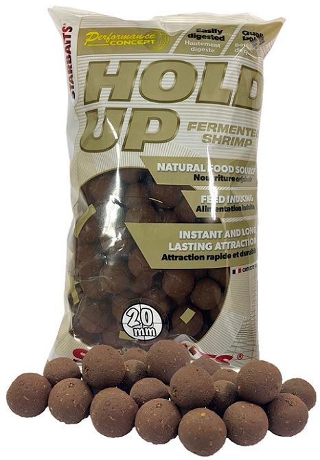 Starbaits Boilies Hold Up Fermented Shrimp 800g 14mm