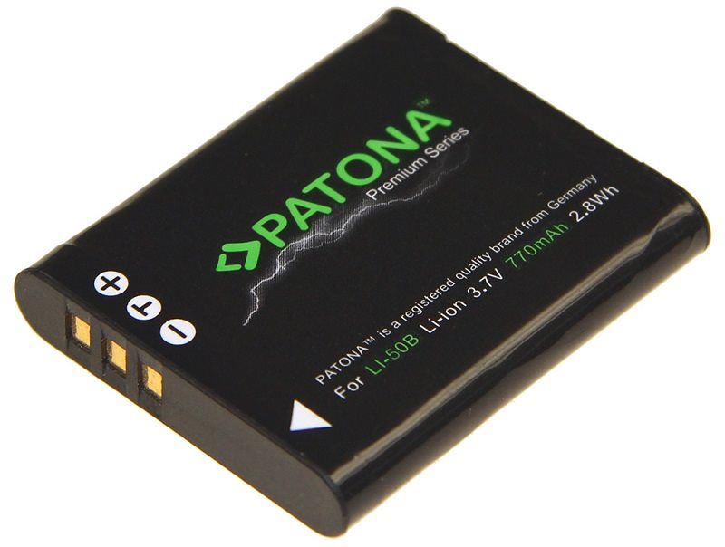 Baterie pro fotoaparát PATONA pro Olympus Li-50B 770mAh Li-Ion Premium